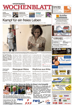 Untertaunus Wochenblatt vom 02.03.2016