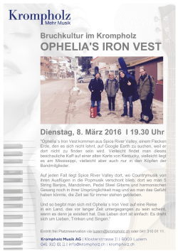 ophelia`s iron vest