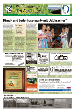 Dirndl- und Lederhosenparty mit &bdquo;Albkracher&ldquo;