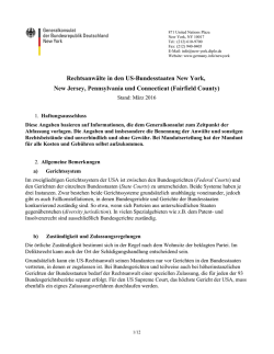 Rechtsanwälte in den US-Bundesstaaten New York