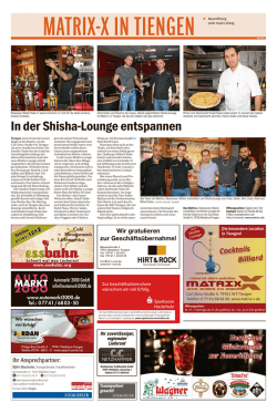 In der Shisha-Lounge entspannen