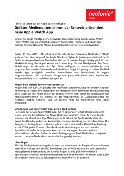 Gr&ouml;&szlig;tes Medienunternehmen der Schweiz