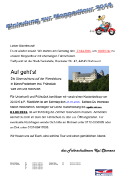 Flyer als PDF-Dokument - Fahrschule Kai Clemens