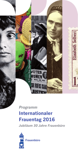 Internationaler Frauentag 2016 - Familien