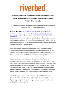 Riverbed-Studie - Jenni Kommunikation