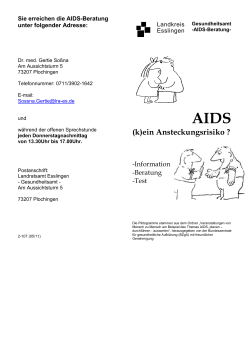 Aids - Landkreis Esslingen