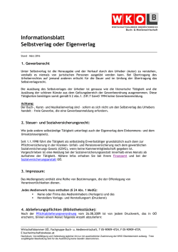 Eigen- & Selbstverlag