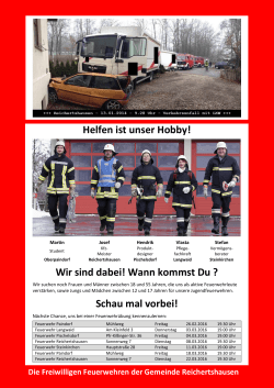 wann-kommst-du - Freiwillige Feuerwehr Reichertshausen