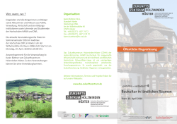 Baukultur in ländlichen Räumen - Zukunftszentrum Holzminden