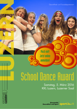 School Dance Award - Sport