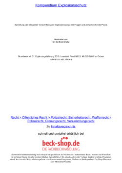 Vorwort - im Online-Shop von arbeitssicherheit.de