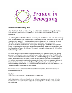 Internationaler Frauentag 2016
