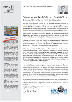 BCCM-Newsletter