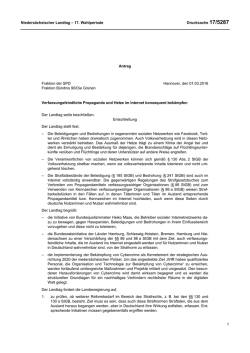 Drs. 17/5287 - Nieders&auml;chsischer Landtag
