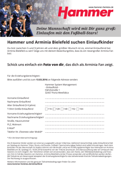 Hammer und Arminia Bielefeld suchen - Hammer