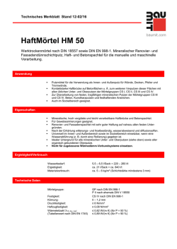 HaftM&ouml;rtel HM 50