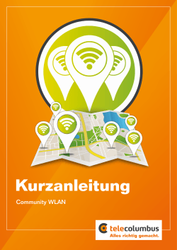 Community WLAN Kurzanleitung