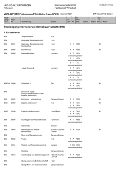 IBW - Hochschule Furtwangen