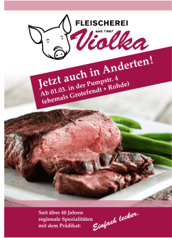 Jetzt auch in Anderten!