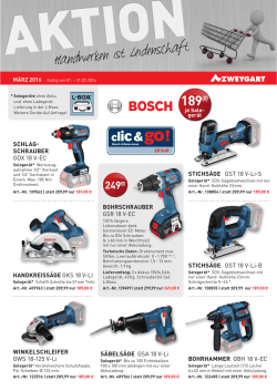 Handwerken ist Leidenschaft