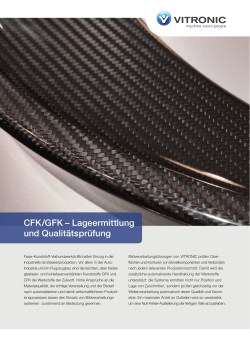 CFK/GFK - Lageermittlung und Qualitätsprüfung