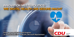 Einladung & Programm DigitalHealth