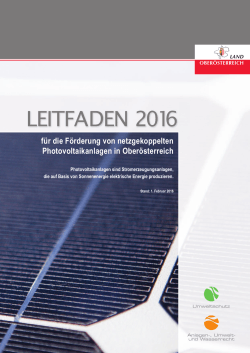 Photovoltaik-Leitfadens