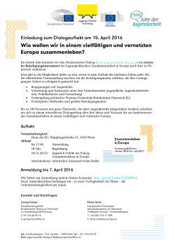 Einladung Dialogauftakt(pdf108KB) - Informationsbüro für Österreich