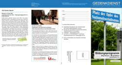 Geh Denken! - Verein GEDENKDIENST