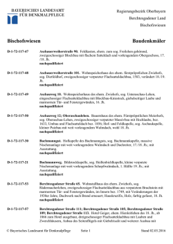 Bischofswiesen Baudenkmäler