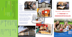 im Internat - Zinzendorfschulen