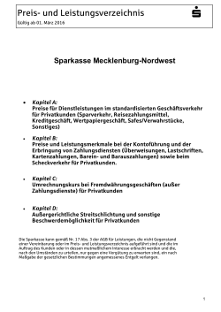 Drucken / Speichern - Sparkasse Mecklenburg