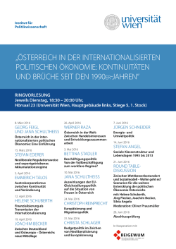 österreich in der internationalisierten politischen