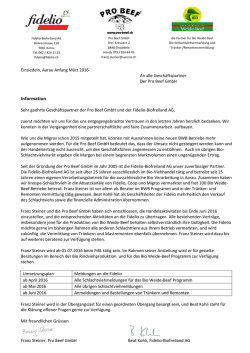 Information - Pro Beef GmbH