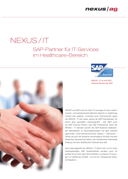 Broschuere SAP Partner