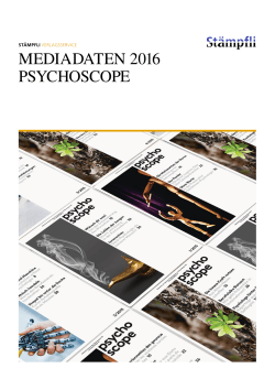 mediadaten 2016 psychoscope