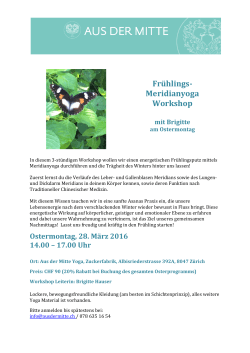 Frühlings- Meridianyoga Workshop