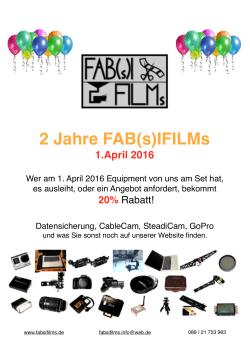 2 Jahre Rabatt - FAB(s)IFILMs