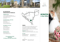 heiraten - Kulturforum Witten
