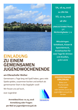 einladung zu einem gemeinsamen