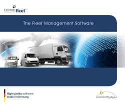 Product brochure - Fleet Software