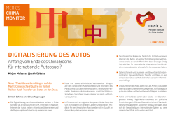 digitalisierung des autos - Mercator Institute for China Studies