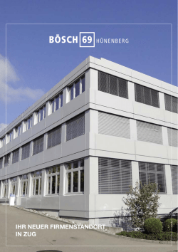 IHR NEUER FIRMENSTANDORT IN ZUG