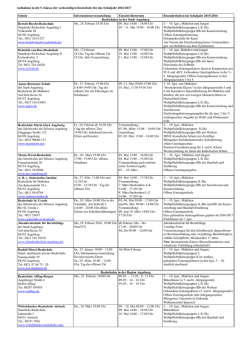 Infoabende 2016 - Bildungsportal Stadt Augsburg