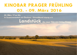09. März - Kinobar Prager Frühling