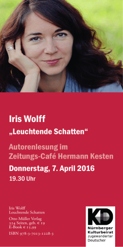 Iris Wolff - Haus der Heimat eV Nürnberg