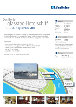 Bohle Boot 2016 Info DIN A4.indd