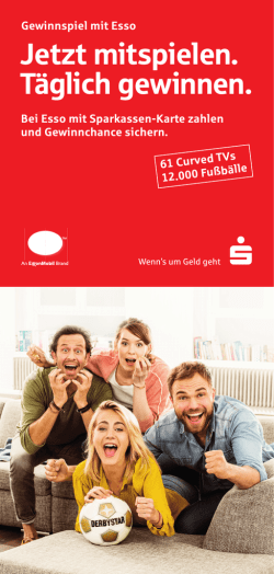 Informationen zum Esso Gewinnspiel