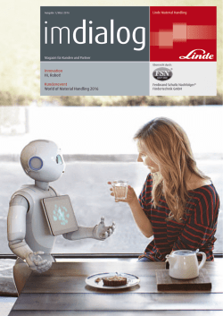 Imdialog 01/2016 - FSN F&ouml;rdertechnik GmbH