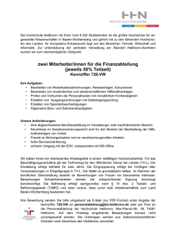 Kennziffer 728-VW - Hochschule Heilbronn